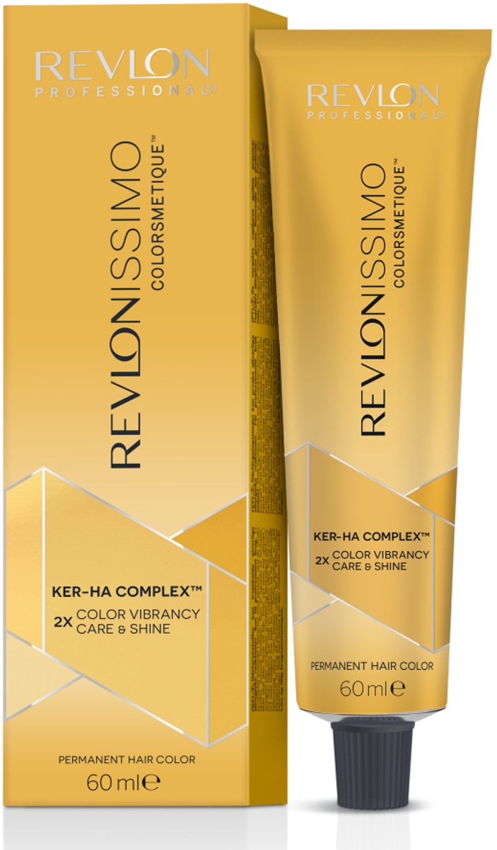 Permanente kleur Revlon Revlonissimo Colorsmetique Nº 8.34 Light Golden Copper Blonde 90 ml