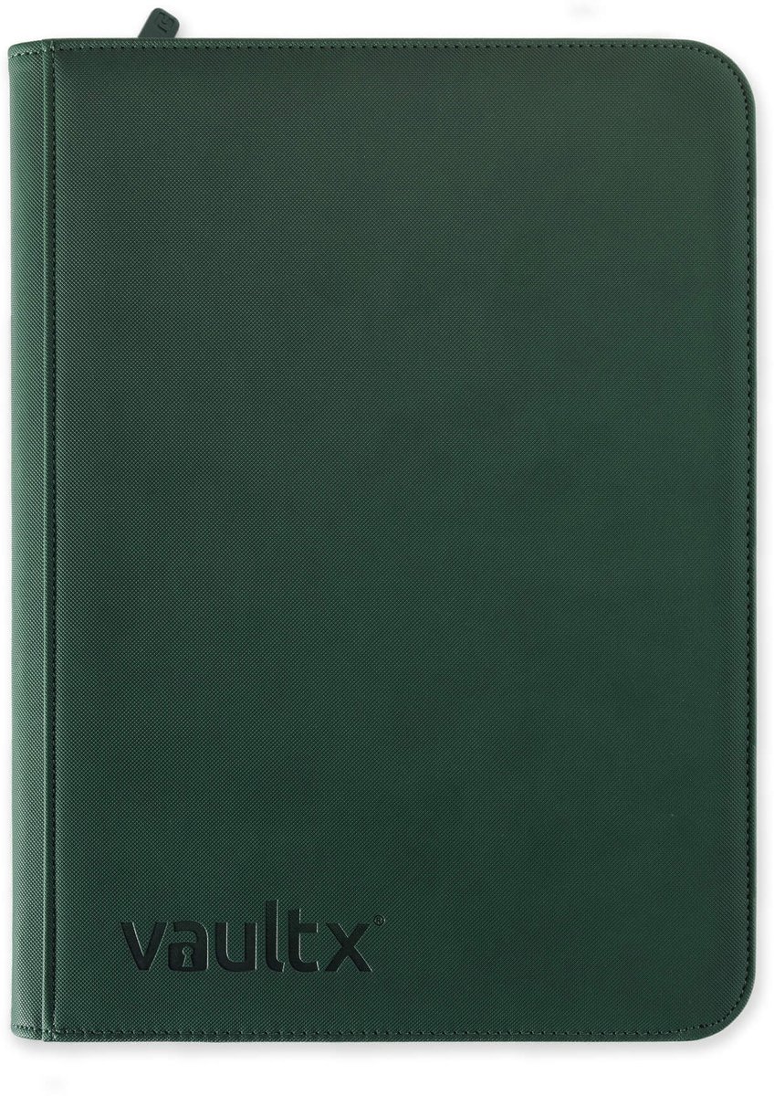 Vault X 9-Pocket Exo-Tec® Zip Binder - Verzamelmap - 360 Kaarten/Groen