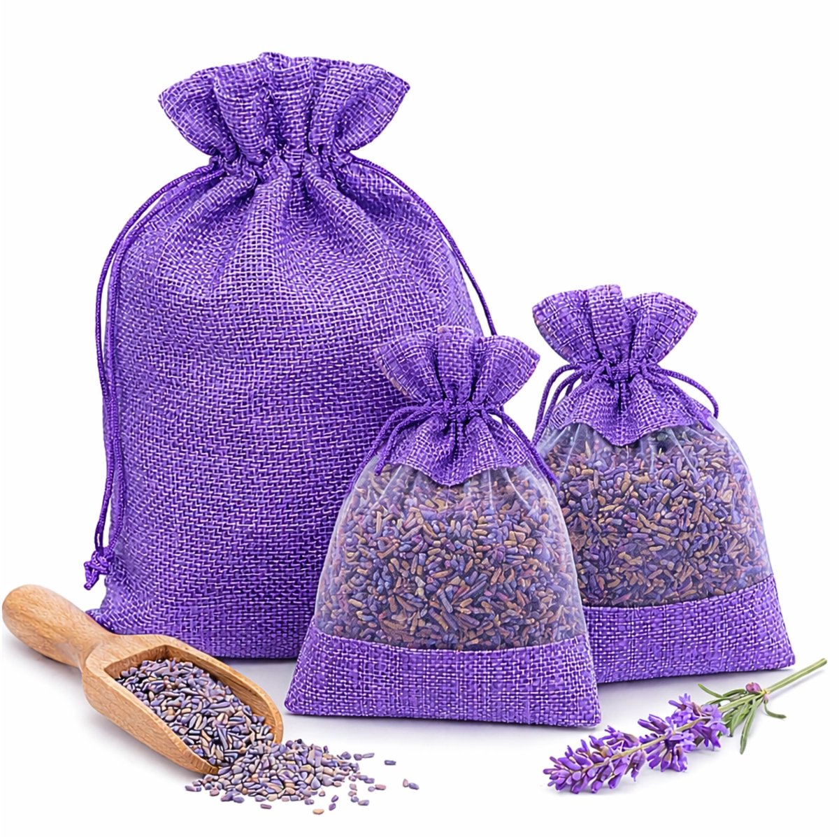 Labryce® Lavendel Geurzakjes voor Kledingkast – Labryce – 3 Stuks – 140 gram Lila