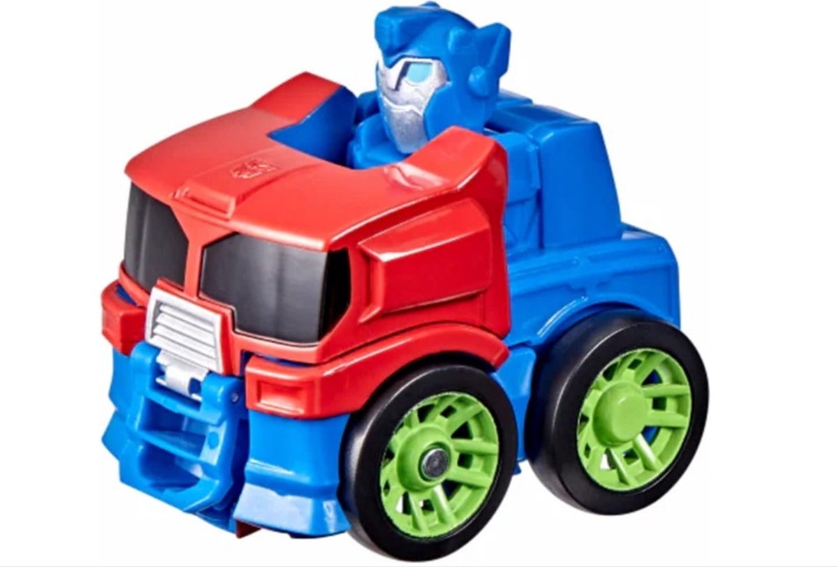 Transformers Mini Racer Optimus Prime - 8 cm groot - Actiefiguur - Transformeerbaar
