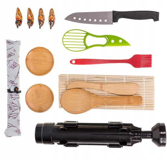BK Serie - Sushi Set XL - Bazooka - Mes - Bamboo van Merkloos	 — afbeelding 3