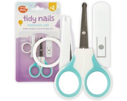 Upsy Daisy Serie - Nagelknipper en Schaarset - Voor Baby's - Roestvrij Staal - Veilig Gebruik