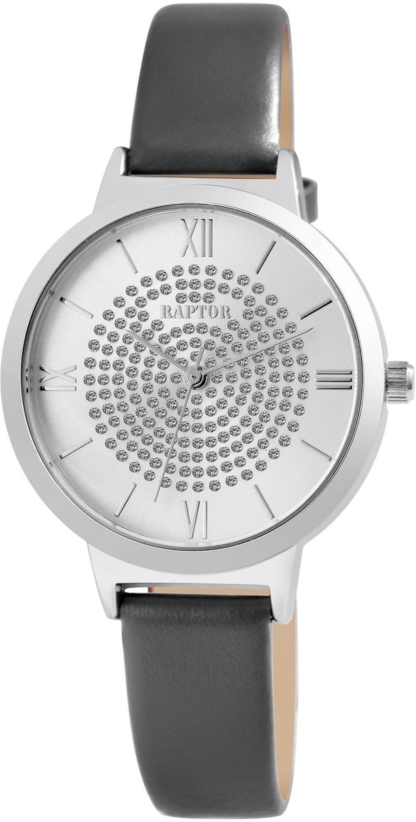 Raptor dameshorloge van echt leer Tess Raptor dameshorloge "Tess" met echte leren band