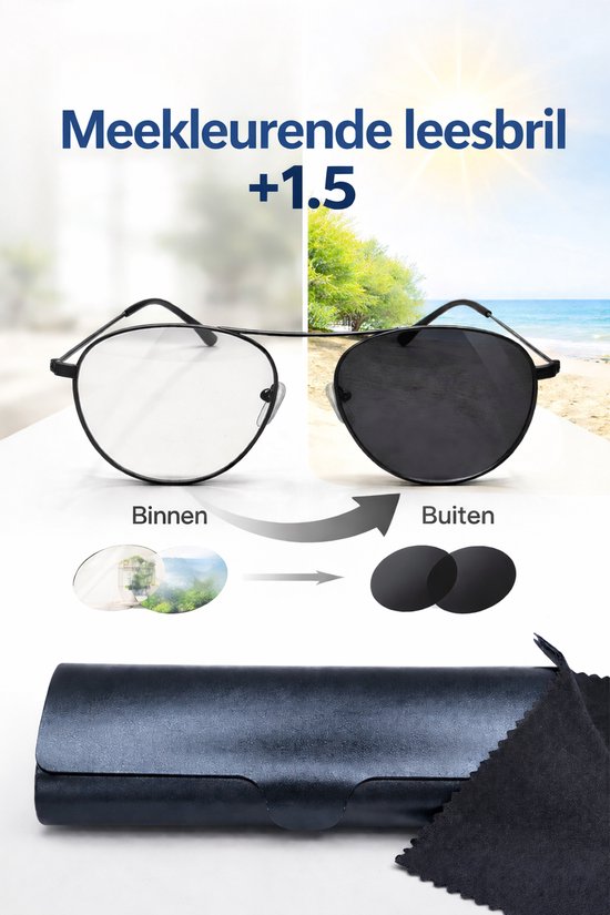 Aland optiek Unisex Leesbril - Meekleurende glazen - Bol