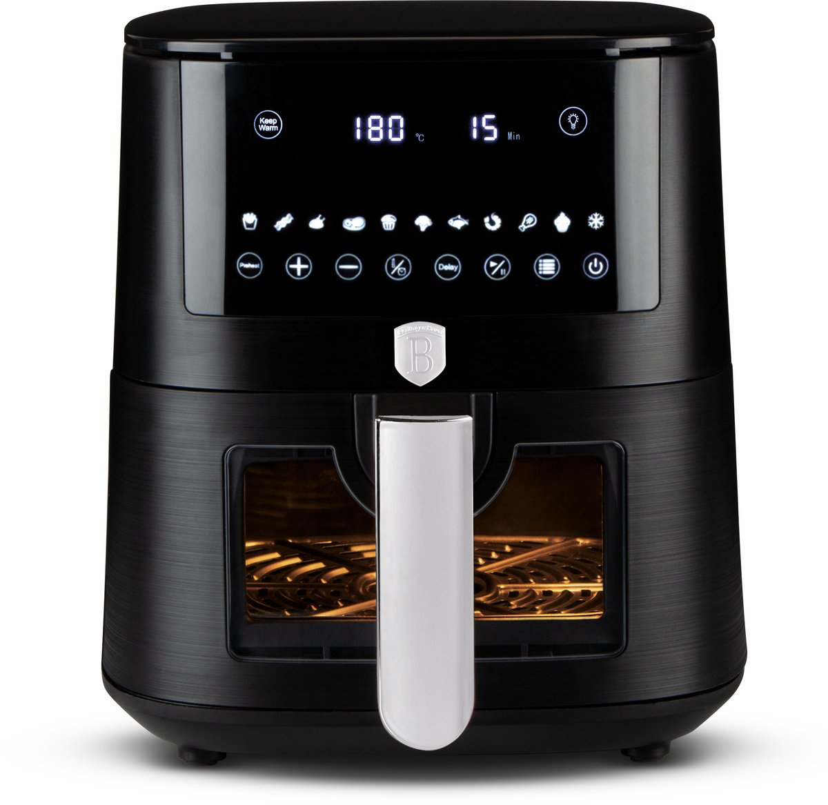 Berlinger Haus - Airfryer XXL - Mat zwart - 8 liter