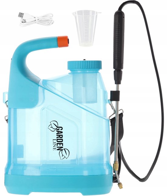 Draagbare accu-sproeier, draagbaar, drukspuit, rugspuit, lichte tuinsproeier voor aan de arm, zonder pompen 5l — afbeelding 3