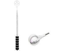 Uitschuifbare Golfbal Retriever - Golfbalhengel - 2 meter - Roestvrij Staal - Automatische Vergrendeling - Lichtgewicht - Voor Water & Noodgevallen - Golfaccesoires - Golfbal hengel