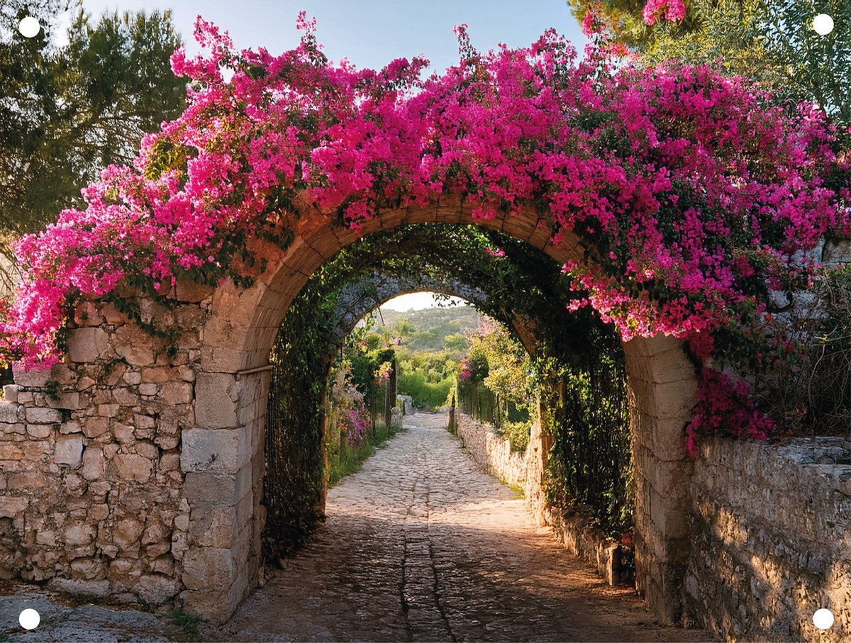 Tuinposter Doorgang