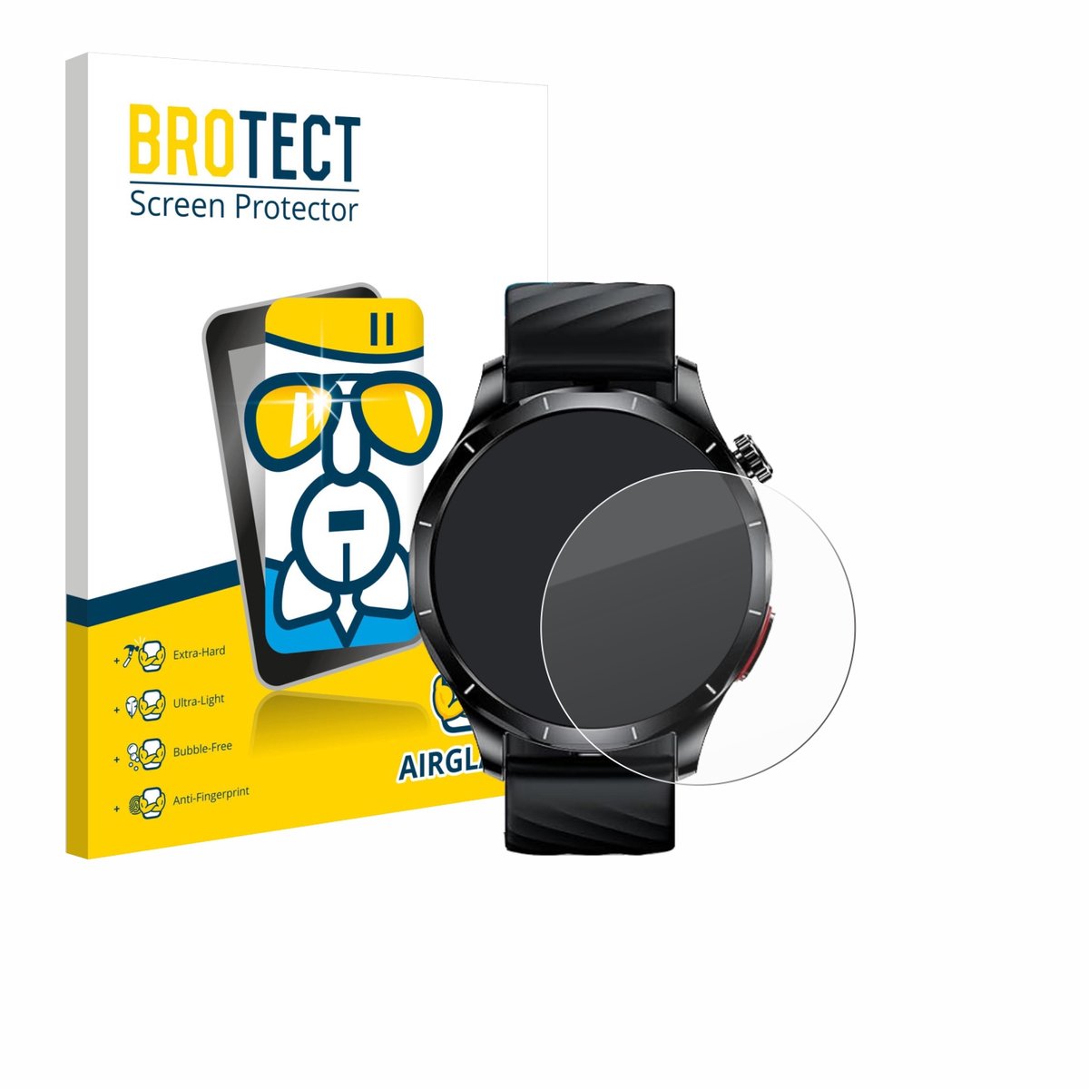 Screenprotector voor Lgnitek Aegis S1 1.43" Beschermglas transparant