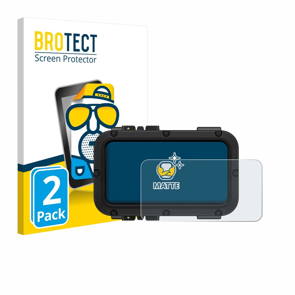 BROTECT - Screenprotector voor Suunto Nautic - Folie Beschermfolie matte 2 Stuks