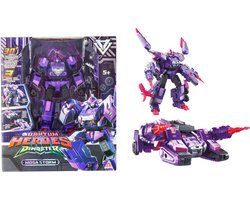 Dinoster - Robot figuren 2 in 1 - Transformeerbare robots - 22cm - Mosa Storm