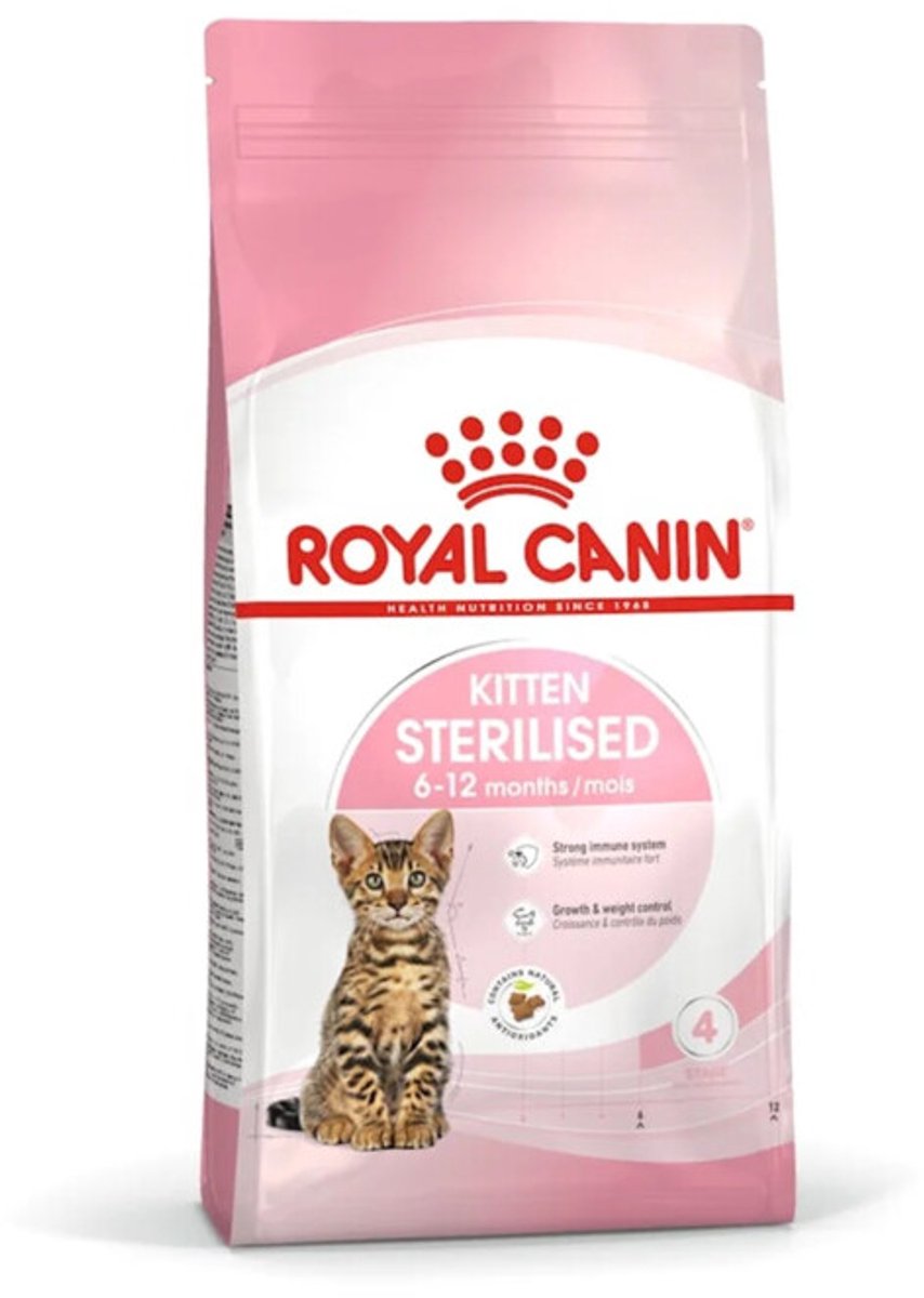 Royal Canin - Kitten Sterilised Kattenvoer - 4 x 3.5 kg