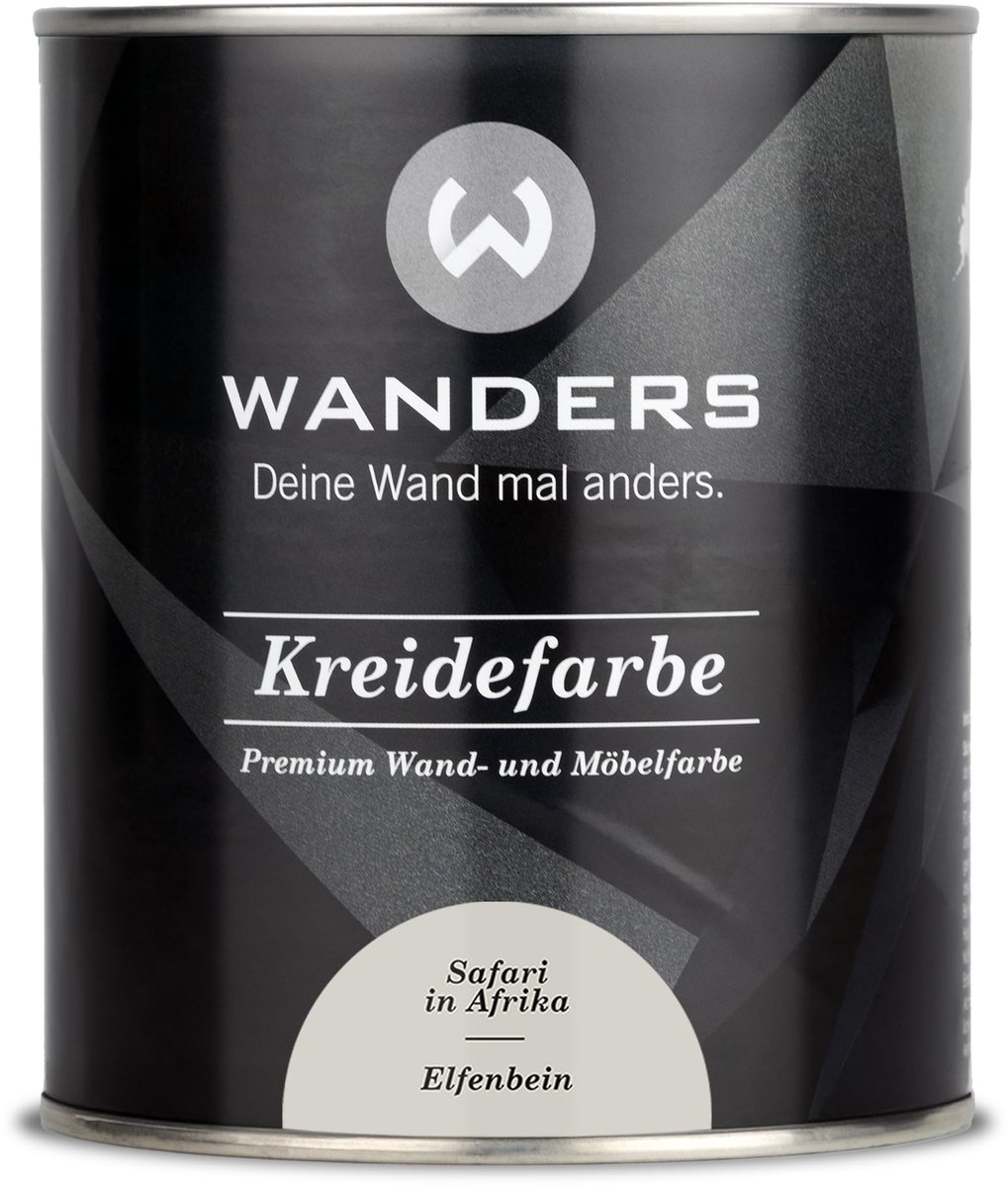 Wanders24 Shabby Chic krijtverf – meubelverf – ivoor – 750 ml