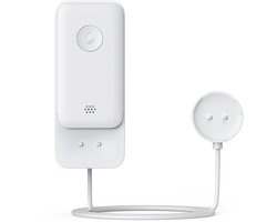 SwitchBot - WiFi-waterdetector - met kabel - slimme watersensor - 100dB instelbaar alarm & app-melding