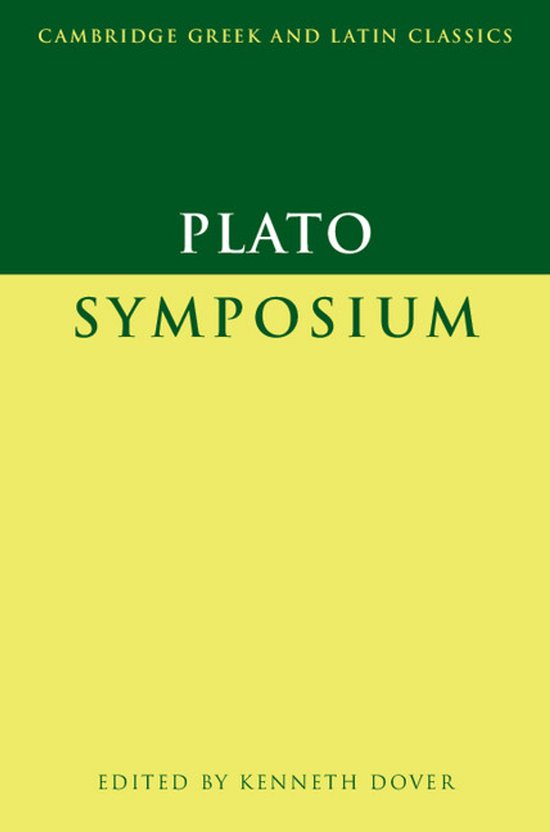 Boek 'Symposium' van Plato, deel van Cambridge Greek and Latin Classics, geredigeerd door Kenneth Dover.