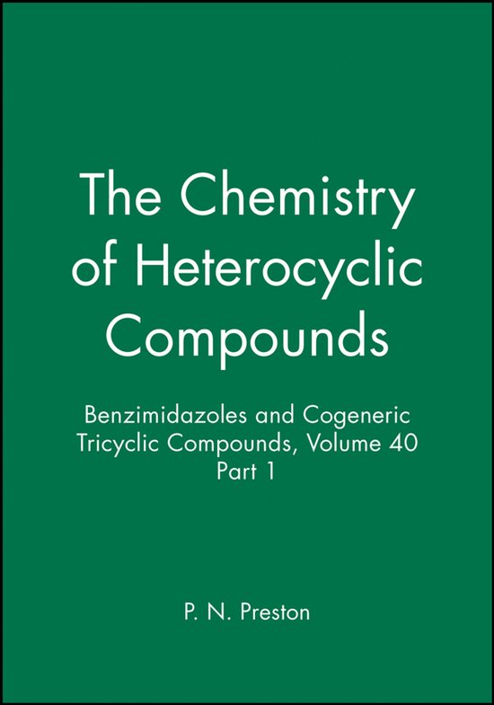 The Chemistry Of Heterocyclic Compounds - cover