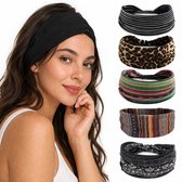 Bandeau BOTC - 11 pièces - Diadème - Morandi - bleu gris - Tresse - Bandeau Retro -