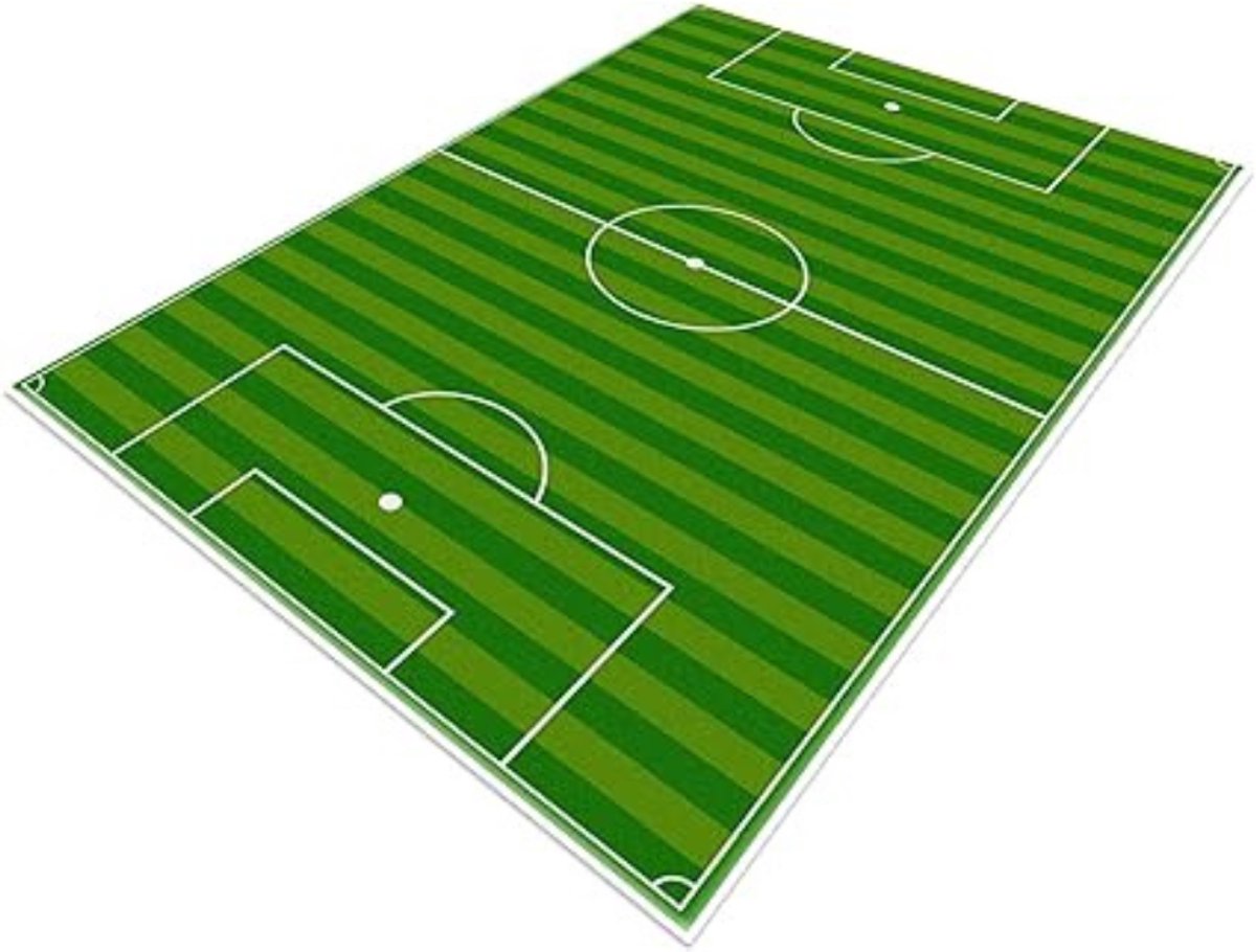 RONN® Voetbalmat - Dribbelmat - Voetbal Tapijt - Groen - 120cm x 80cm x 1cm