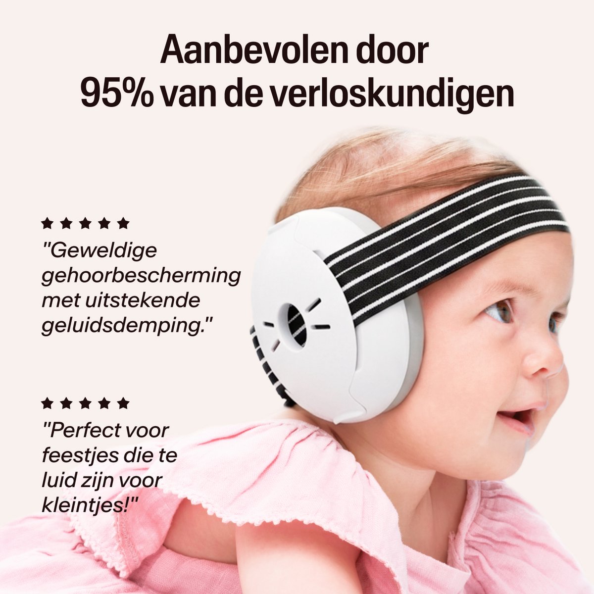 Alpine Muffy Baby Gehoorbescherming (12-36 Maanden) - Gecertificeerde Koptelefoon Baby - Verstelbare Oorbeschermers voor Baby en Peuter - 23 dB Demping - Zwart – foto 5