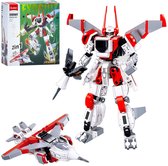 Sluban Exosuit Robot straaljager bouwspeelgoed 2in1 actiefiguur – Constructiespeelgoed – bouwset met 234 bouwstenen – M38‑B1281 – vanaf 6 jaar