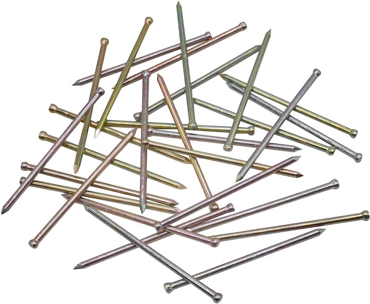 50x Stuks Afwerkspijkers 1,6 x 40 mm - Verzinkt Staal voor Houtbewerking