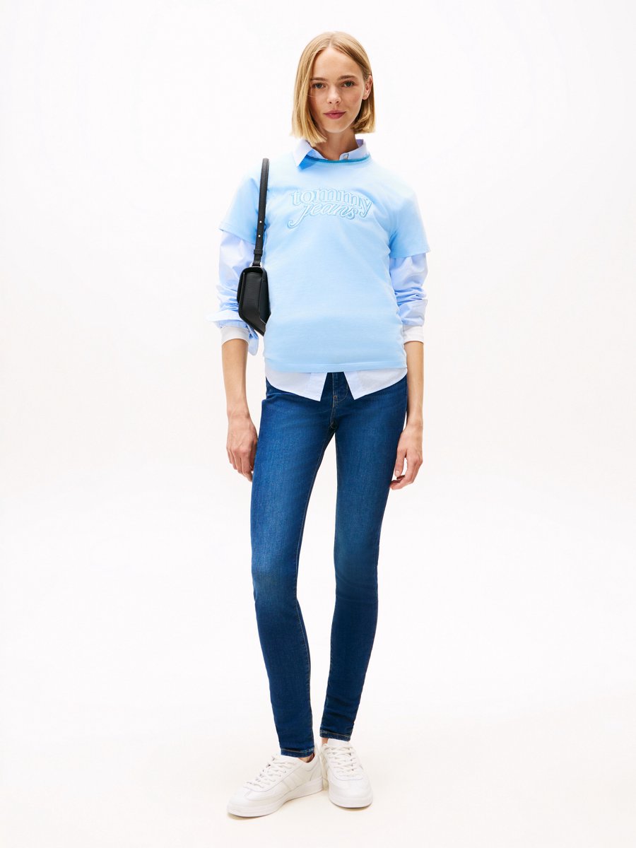 Tommy Jeans SYLVIA HGH SKN CH025 Jeans Blauw