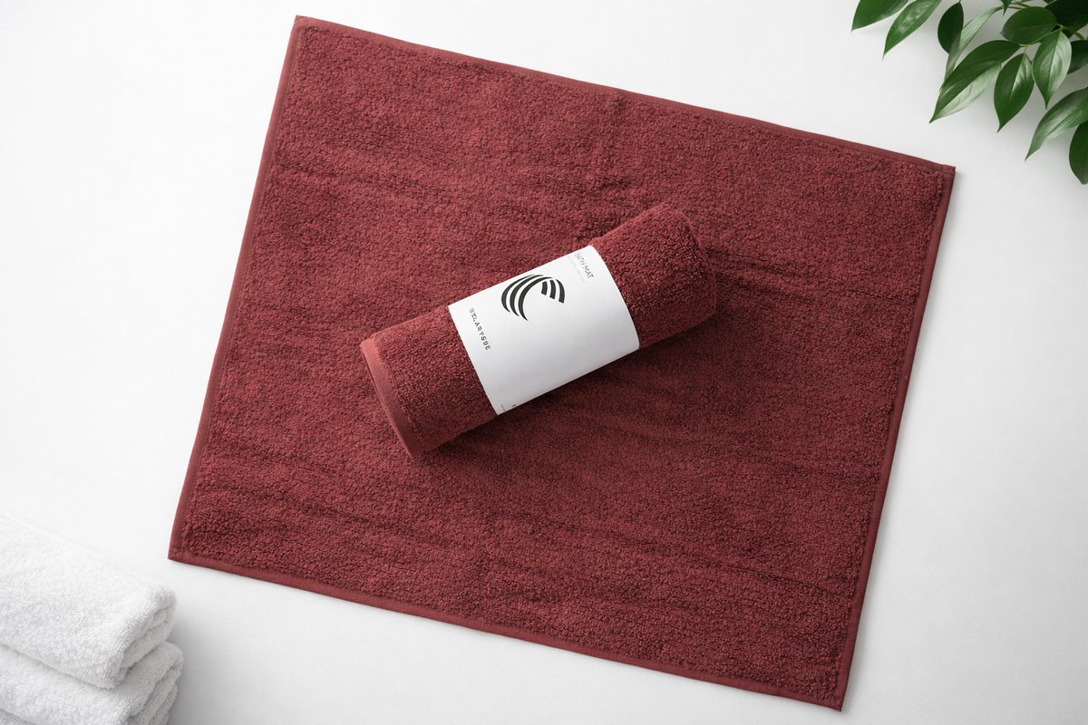 CLARYSSE Badmat Florence 60x60 cm (bordeaux 2761)