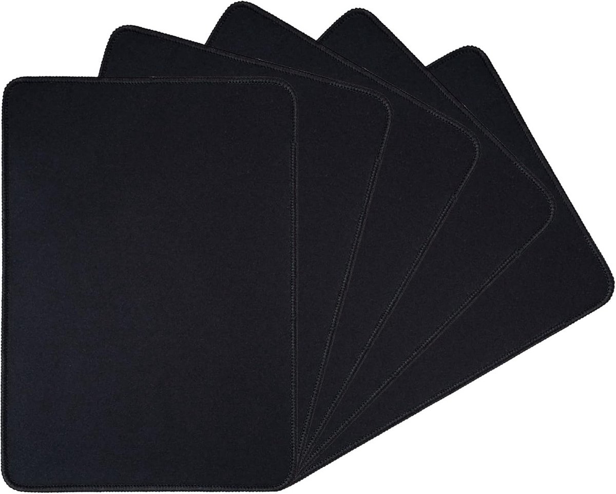 Gaming Muismat Antislip 28 x 20 cm - 5 Stuks, Ideaal voor PC en Laptop