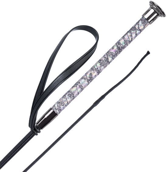 Fouet D’Amour Métal 34 Cm – Acier Inoxydable 304 Avec Poignée à Ressort – Tête En Cœur – Rouge Ou Bleu – Idéal Pour Jeux De Rôle