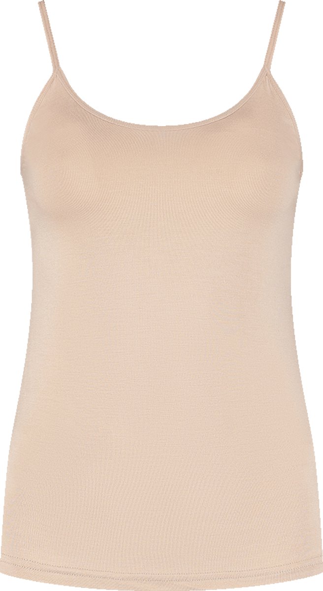 Boru Bamboo - Dames Singlet - Skin - XL - Bamboe Hemd - Spaghettibandjes - Ademend - Anti-Bacterieel - 2324