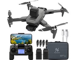 Nuvance – Drone met Camera en GPS – 1080p Mini Camera – voor Buiten en Binnen – inclusief Opbergtas, Ontwijking Module en 2 Accu’s
