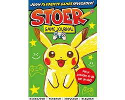 STOER Game Journal - Journal voor Gamers- Vakantieboek vol games - Zomerboek met gamehelden zoals Mario, Sonic, Pokémon, Minecraft, Donkey Kong, Kirby, Dragon Quest en Astrobot - Doeboek - Journaling - Invullen - Invulboek