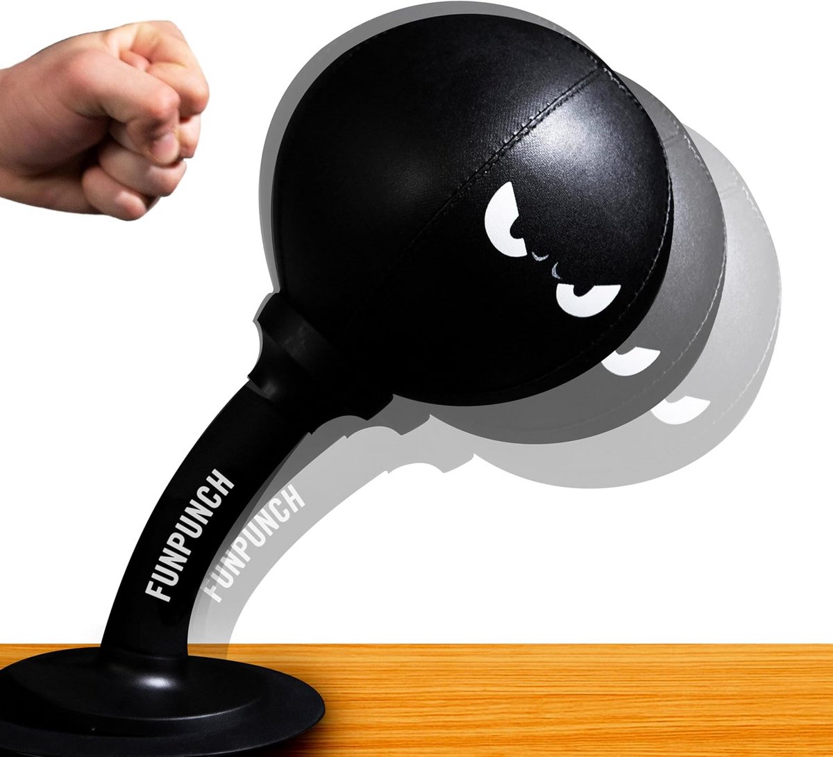 Innovatieve Bokszak met Zuignapbevestiging voor Stressverlichting en Reflextraining