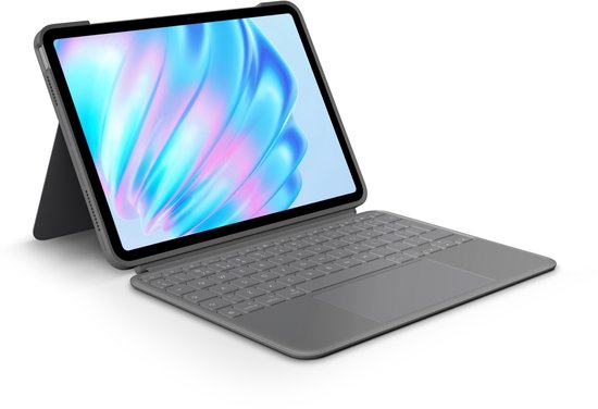 Logitech Combo Touch - Tablettoetsenbord - Geschikt voor iPad Air 11 inch (M2) - Qwerty UK - Grafiet
