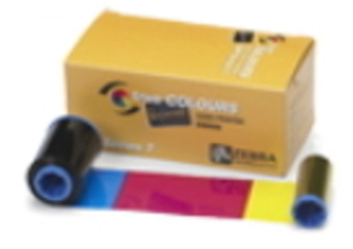 Zebra 800350-264EM printerlint 200 pagina's Zwart, Cyaan, Magenta, Zilver, Geel