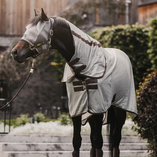 Kentucky Vliegenmasker Classic Zonder Oren Lichtbruin - paard van Kentucky — afbeelding 3