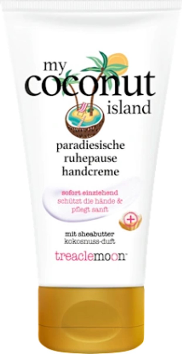 Treaclemoon My Coconut Island Handcreme | 1x 75 ml - Met Sheabutter - Kokos Geur