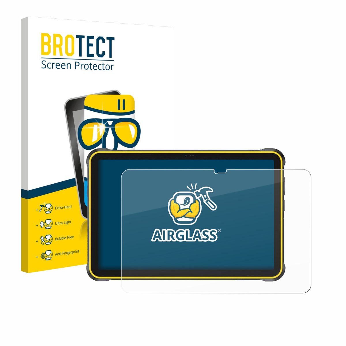 Screenprotector voor Ulefone RugKing Pad 2 Pro Beschermglas transparant
