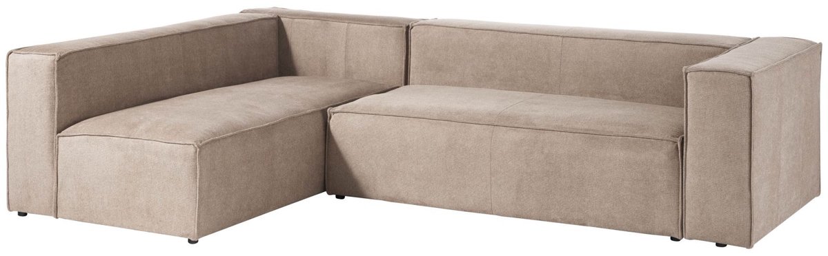 MASSIVMOEBEL24.DE hoekbank SOFAS beige 175 x 64 x 92 cm