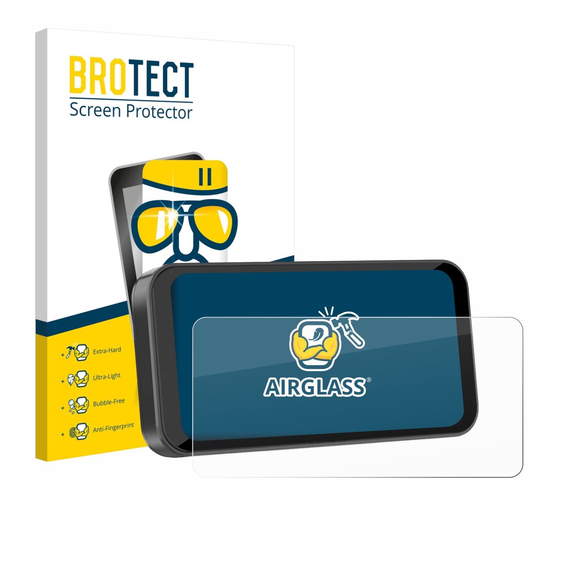 Screenprotector voor Carpuride W603B 6.3" Beschermglas transparant