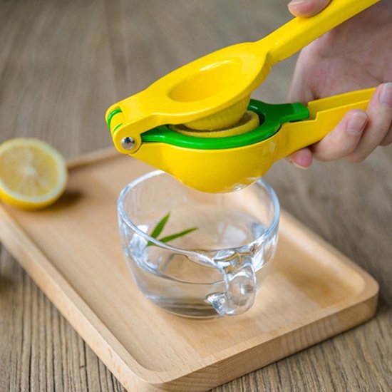 Supersterke Metalen Citroenpers & Limoenpers – Handmatige Citruspers – Lemon Squeezer – Robuuste Kwaliteit Fruitpers – Citrusknijper – Sinaasappelpers – Metaal Handpers Juicer – Keuken Pers voor Citroen, Limoen & Sinaasappel