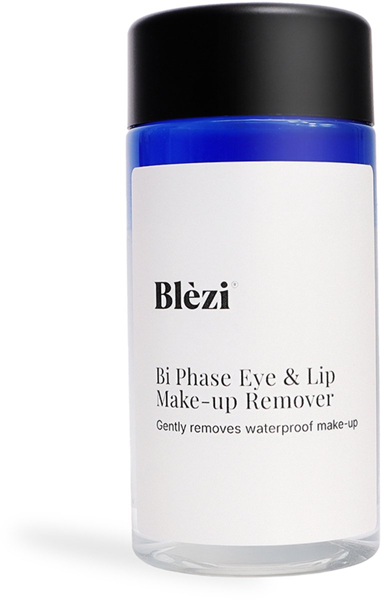 Blèzi® Bi Phase Oogmake-up Remover & Lip Make-up Remover – Waterproof – Gevoelige Ogen – Parfumvrij – 98% Natuurlijk