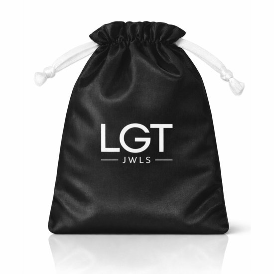 Montre LGT JWLS pour femme 'Square' - Bracelet en maille noire, mouvement Zwart , boîtier noir