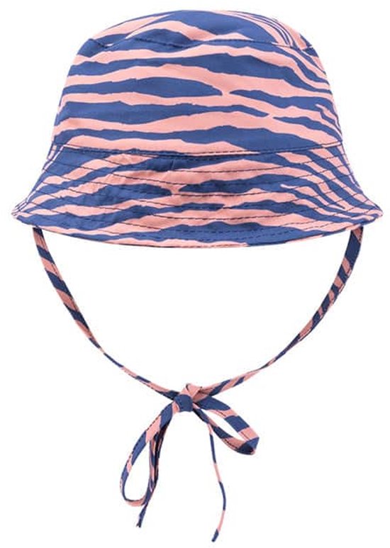 Swim Essentials UV Zonnehoed baby Blauw Oranje Zebra 0-12 maanden