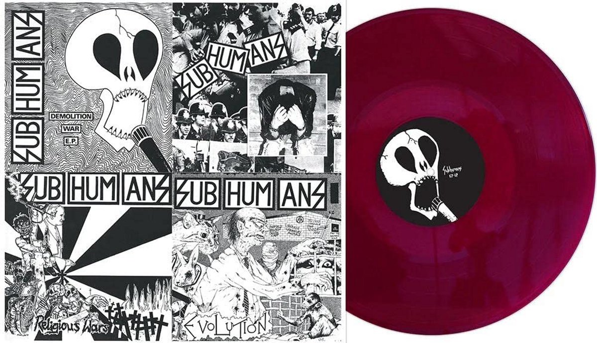 Punk Rock Album op Vinyl (Dieppaars) - Klassieke Indie Muziek