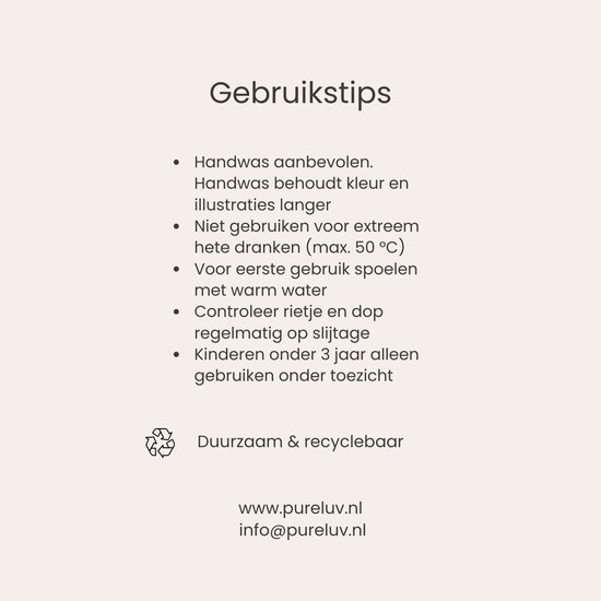 Pure Luv RVS Drinkfles met rietje - Magicsip - Drinkbeker - Roze - 500ml - Roestvrijstaal - RVS drinkfles Voor Kinderen - Inclusief Schoonmaakborstel - Kind- Peuter - BPA vrij - Unicorn - Schoolfles - Schoolreisje - Vakantiefles