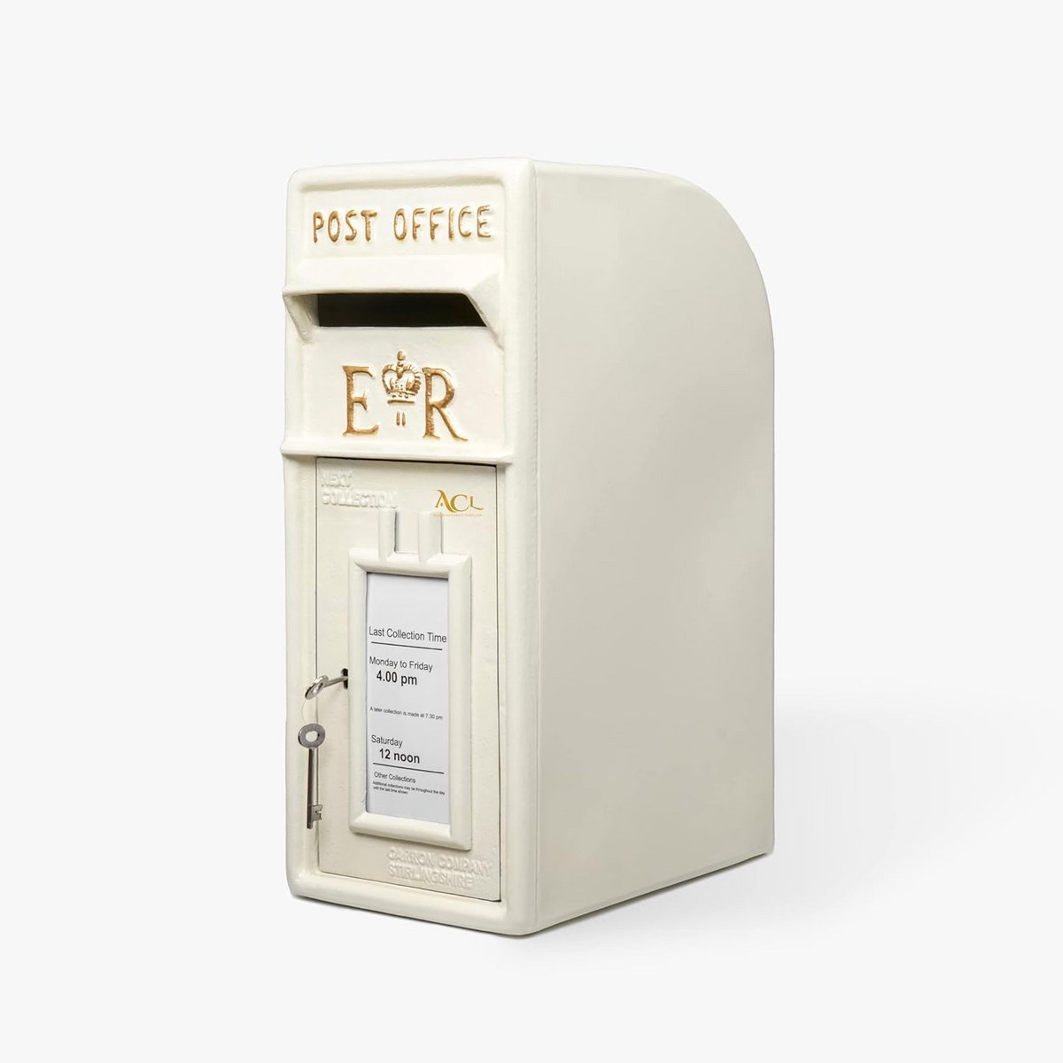 Zwarte Wand Gemonteerde Mailbox met Slot – Duurzame Postbus van Gietijzer