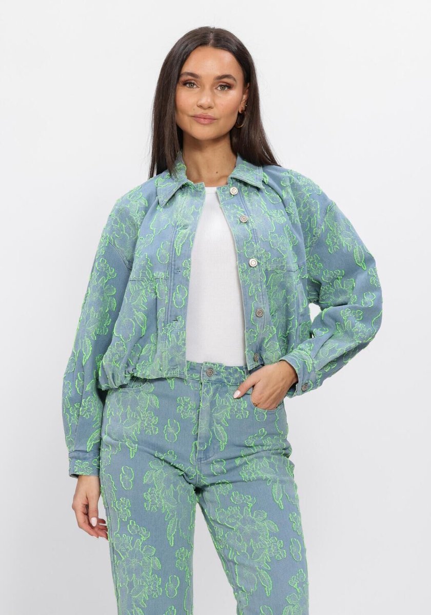 Studio Amaya Layla Jassen Dames - Zomerjas - Lichtblauw - Maat XL