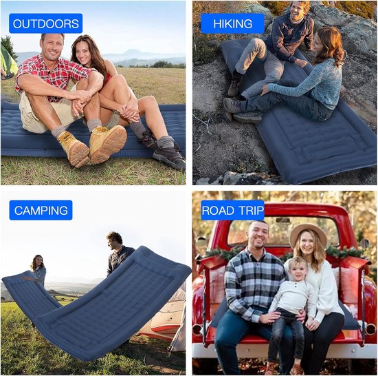 Extra Dikke Campingmat met Ingebouwde Voetpomp - Perfect voor Kamperen en Wandelen van Merkloos — afbeelding 5