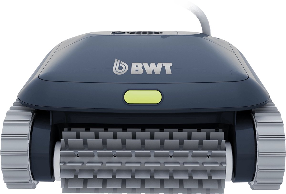 BWT Poolrobot ES | Reiniging van vloer, wanden en waterlijn | 4D-ultrafijn filter voor maximale vuilopname | Intelligente navigatie met gyroscoop | Gemakkelijk te reinigen | UV-bestendig en duurzaam | Met kabel